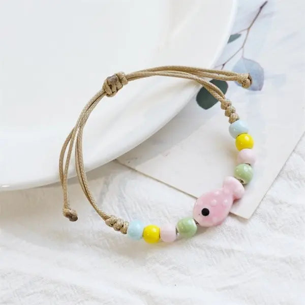Simple Handmade Braided Shell Bracelets for Women Bohemian Starfish Turtle Adjustable Bracelets Friendship Beach Holiday Jewelry